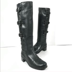 stuart weitzman cinch boots tall buckle